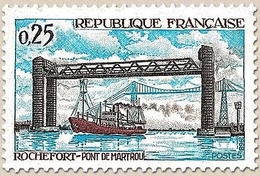 Pont De Martrou, à Rochefort. 25c. Bleu, Noir Et Rose Y1564 - Nuovi