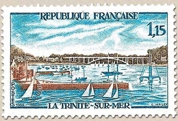 Série Touristique. Port De La Trinité-sur-Mer (Morbihan) 1f.15 Bleu, Brun-rouge Et Brun Y1585 - Unused Stamps