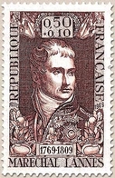 Célébrités Du XVIIIe Au XXe Siècles. Maréchal Jean, Lannes , Duc De Montebello 50c. + 10c. Brun-violet Y1593 - Unused Stamps