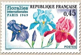 Floralies Internationales De Paris. Héliogravure. 45c. Polychrome Y1597 - Ongebruikt