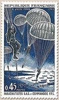 25e Anniversaire De La Libération. Débarquement En Normandie 45c. Bleu-violet, Gris Et Gris-vert Y1603 - Unused Stamps