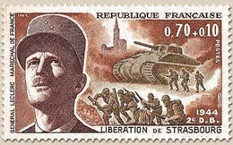 25e Anniversaire De La Libération. Libération De Strasbourg Et Maréchal Leclerc 70c. + 10c. Y1608 - Ungebraucht