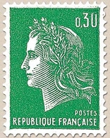 Type Marianne De Cheffer. 30c. Vert Y1611 - Unused Stamps