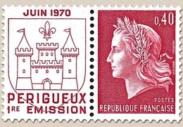Inauguration De L'Imprimerie Des Timbres-poste De Périgueux. Type Marianne De Cheffer. 40c. Rouge Carminé Y1643 - Ungebraucht