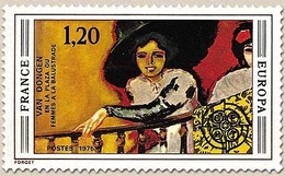 Europa. Tableaux. En La Plaza, Femme à La Balustrade, De Van Dongen (1877-1968)  1f.20 Polychrome Y1841 - Unused Stamps