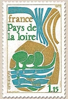 Régions. Pays De La Loire. 1f.15 Bistre-olive, Turquoise Et émeraude Y1849 - Unused Stamps