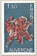 Régions. Auvergne. 1f.30 Bleu-gris, Noir Et Rouge Y1850 - Unused Stamps