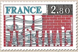 Régions. Nord-Pas-de-Calais. 2f.80 Carmin, Gris Et Bleu Y1852 - Unused Stamps