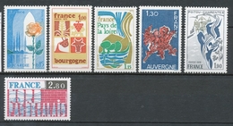 Série Régions. 6 Valeurs Y1852S - Unused Stamps