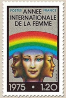 Année Internationale De La Femme. 1f.20 Polychrome Et Argent Y1857 - Unused Stamps