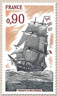 Bateau-école. Frégate La Melpomène 90c. Rouge, Orange Et Vert-noir Y1862 - Unused Stamps
