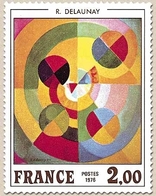 Oeuvres D'art. La Joie De Vivre De Robert Delaunay (1885-1941)  2f. Polychrome Y1869 - Unused Stamps