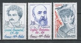 Série Personnages Célèbres. Au Profit De La Croix-Rouge. 3 Valeurs Y1898S - Ungebraucht