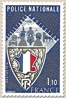 Police Nationale. 1f.10 Bleu, Olive Et Rouge Y1907 - Unused Stamps