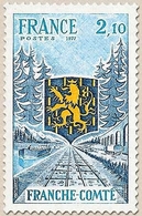 Régions. Franche-Comté. 2f.10 Turquoise, Bleu Et Jaune Y1916 - Unused Stamps