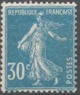 Type Semeuse Fond Plein, Inscriptions Grasses. 30c. Bleu (IIA) Neuf Luxe ** Y192 - Neufs