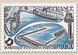 Extensions Portuaires De Dunkerque. 50c. Lilas-brun, Bleu-noir Et Bleu Y1925 - Unused Stamps