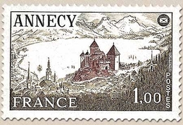 50e Congrès National De La Fédération Des Sociétés Philatéliques Françaises à Annecy. 1f. Y1935 - Ungebraucht