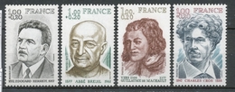 Série Personnages Célèbres. 4 Valeurs Y1956S - Nuovi