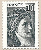 Type Sabine, Tirée D'une Oeuvre Du Peintre Louis David. 1re Série. 1c. Gris Foncé Y1962 - Nuevos