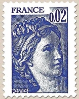 Type Sabine, Tirée D'une Oeuvre Du Peintre Louis David. 1re Série. 2c. Bleu-violet Y1963 - Nuevos