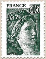 Type Sabine, Tirée D'une Oeuvre Du Peintre Louis David. 1re Série. 5c. Vert-noir Y1964 - Neufs