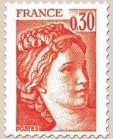 Type Sabine, Tirée D'une Oeuvre Du Peintre Louis David. 1re Série. 30c. Orange Y1968 - Nuevos