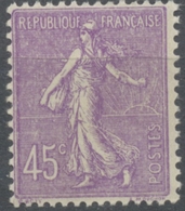 Type Semeuse Lignée. 45c. Lilas Neuf Luxe ** Y197 - Unused Stamps