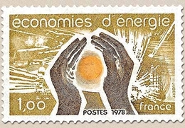 Économies D'énergie. 1f. Bistre, Brun Et Ocre Y2007 - Unused Stamps