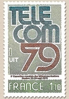 3e Exposition Mondiale Des Télécommunications TELECOM 79. Genève 20-26 Sept. 1979. 1f.10 Y2055 - Unused Stamps