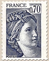 Type Sabine. 70c. Bleu-violet Y2056 - Neufs