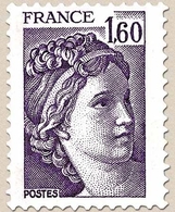 Type Sabine. 1f.60 Violet Y2060 - Nuovi