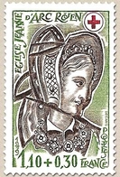 Au Profit De La Croix-Rouge. Vitraux De L'église Jeanne D'Arc à Rouen . Hérodiade  1f.10 + 30c. Polychrome Y2070 - Unused Stamps