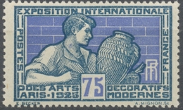 Exposition Internationale Des Arts Décoratifs, à Paris. 75c. Gris Et Outremer (212) Neuf Luxe ** Y214 - Unused Stamps