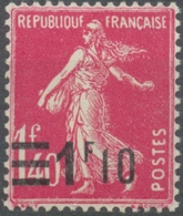 Type Semeuse Fond Plein (196) Surchargé. 1f.10 Sur 1f.40 Rose (196) Neuf Luxe ** Y228 - Unused Stamps