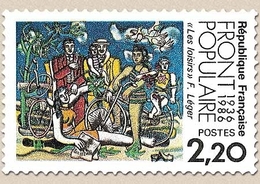 Cinquantenaire Du Front Populaire. Les Loisirs, D'après Fernand Léger. 2f.20 Multicolore Y2394 - Unused Stamps