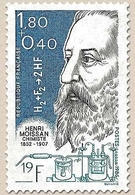Personnages Célèbres. Physicien, Chimistes Et Ingénieurs. Henri Moissan, Chimiste (1852-1907). 1f.80 + 40c. Y2397 - Ongebruikt