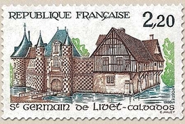 Série Touristique. Manoir Normand, à Saint-Germain De Livet. 2f.20 Brun, Bleu-gris Et Vert Y2403 - Unused Stamps