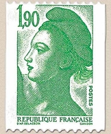 Type Liberté De Delacroix, Provenant De Roulettes.  1f.90 Vert Y2426 - Ongebruikt