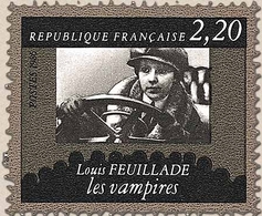 Cinquantenaire De La Cinémathèque Française. Louis Feuillade - Les Vampires. 2f.20 Noir Et Gris Y2433 - Unused Stamps