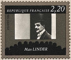 Cinquantenaire De La Cinémathèque Française. Max Linder  2f.20 Noir Et Gris Y2434 - Ongebruikt