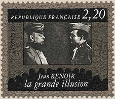 Cinquantenaire De La Cinémathèque Française. Jean Renoir - La Grande Illusion 2f.20 Noir Et Gris Y2436 - Ongebruikt