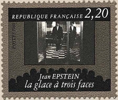 Cinquantenaire De La Cinémathèque Française. Jean Epstein - La Glace à Trois Faces  2f.20 Noir Et Gris Y2438 - Neufs