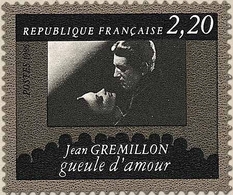 Cinquantenaire De La Cinémathèque Française. Jean Grémillon - Gueule D'amour  2f.20 Noir Et Gris Y2440 - Neufs