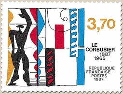 Centenaire De La Naissance De Le Corbusier (1887-1965), Architecte Et Urbaniste. Le Modulor  3f.70 Y2470 - Neufs