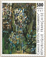 Série Artistique. Œuvre De Camille Bryen, Précambrien  5f. Multicolore Y2493 - Ongebruikt
