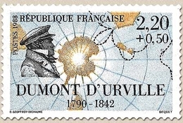 Personnages Célèbres. Grands Navigateurs Français. Dumont D'Urville (1790-1842)  2f.20 + 50c. Y2522 - Nuevos