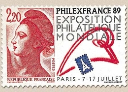 Philexfrance'89. Exposition Philatélique Mondiale, à Paris, Du 7 Au 17 Juillet 1989. 2f.20 Y2524 - Ungebraucht