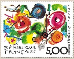 Série Artistique. Émission Conjointe Franco-suisse. Oeuvre De Tinguely. Meta  5f. Multicolore Y2557 - Nuevos