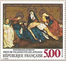 Série Artistique. 5f. Multicolore Et Or Pietà De Villeneuve-lès-Avignon, Par Enguerrand Quarton Y2558 - Neufs